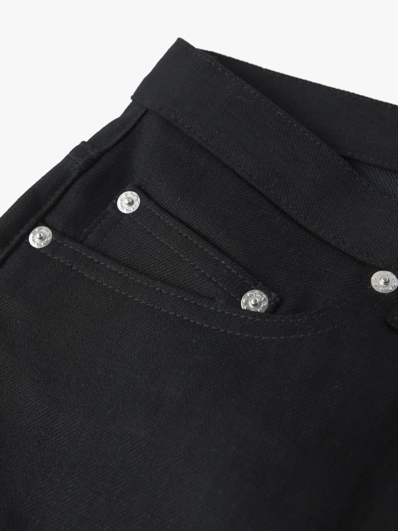 New Standard Black Denim Pants 詳細画像 black 7