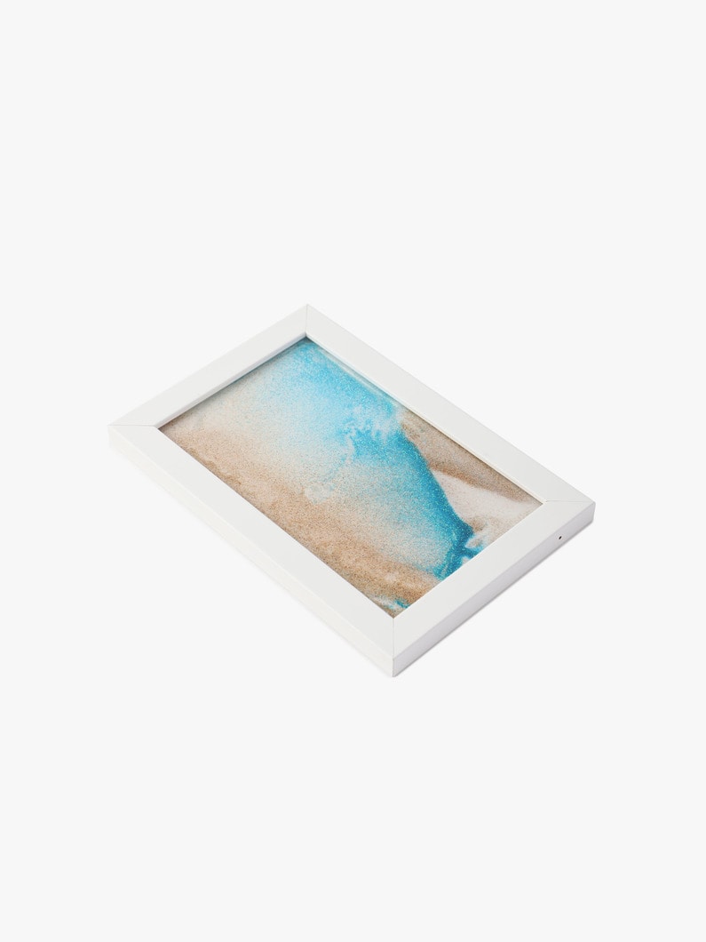 Blue Ocean Sand Picture (14.5×21.5cm) 詳細画像 white 2