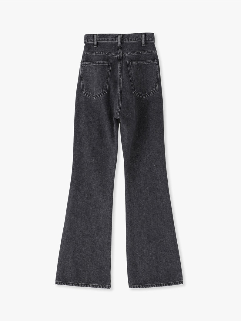 Bootscut Denim Pants (black) 詳細画像 black 1
