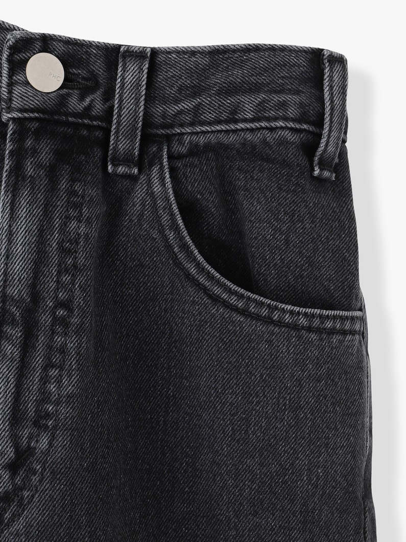 Bootscut Denim Pants (black) 詳細画像 black 2
