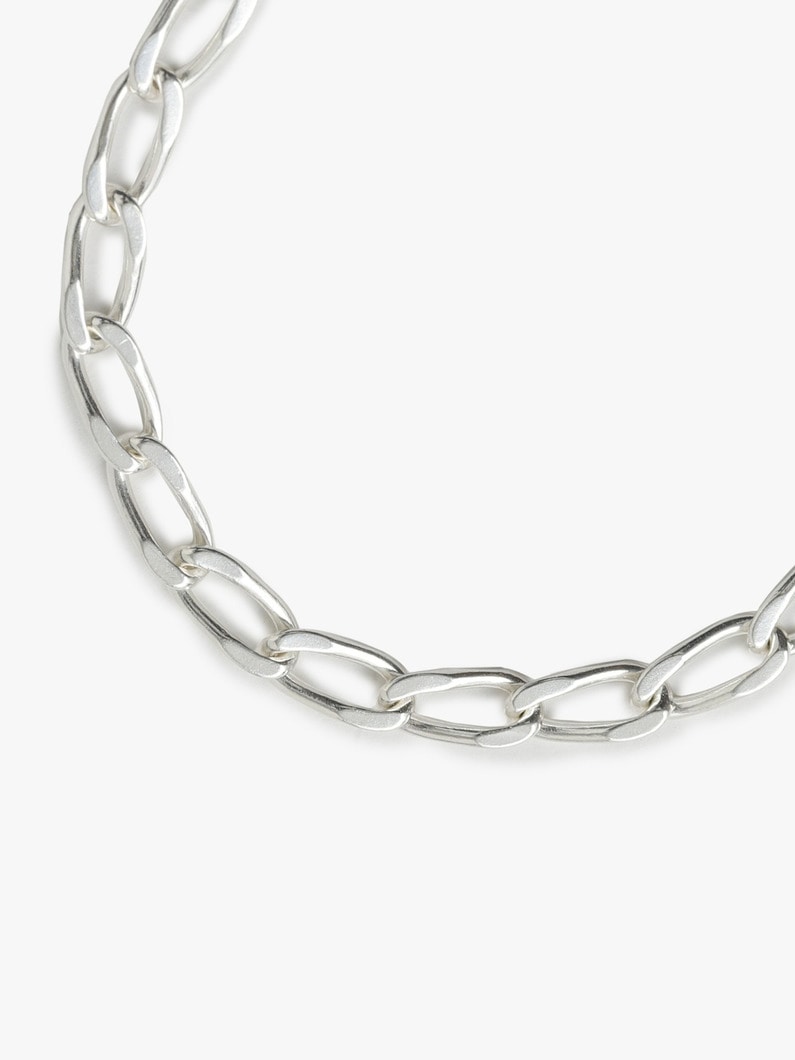 Silver Long Curb Bracelet（M） 詳細画像 silver 2