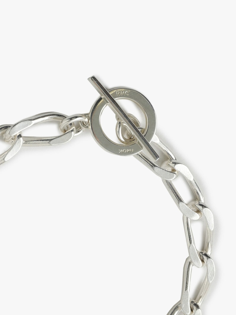 Silver Long Curb Bracelet（L） 詳細画像 silver 1