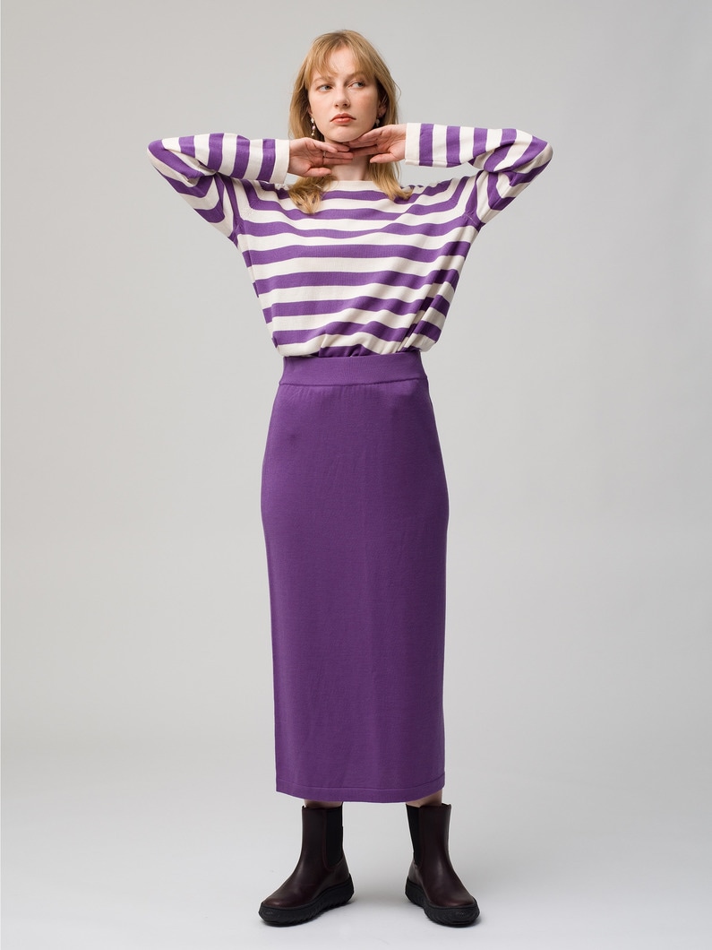 Kailey Pencil Skirt 詳細画像 purple 2