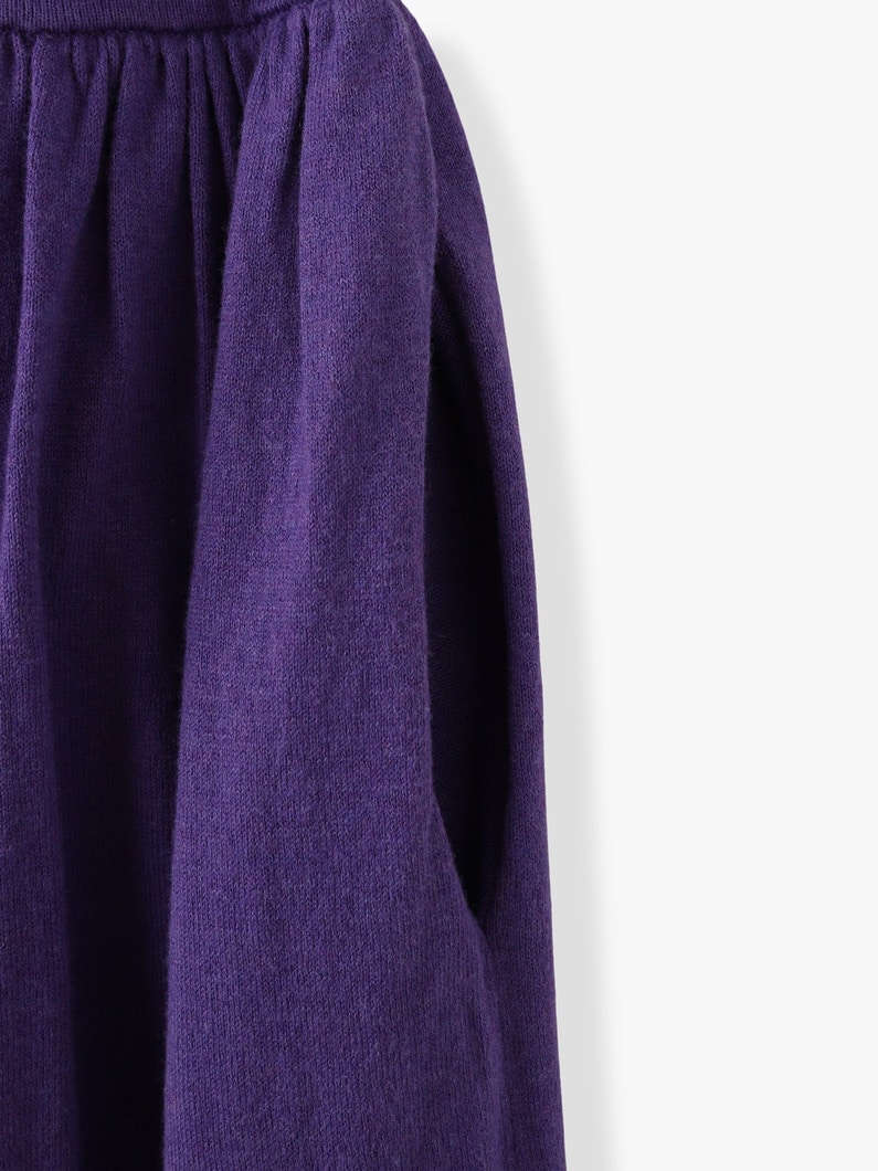 Claudia Gather Skirt (purple/navy) 詳細画像 navy 5