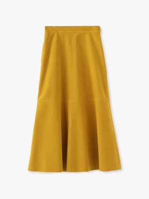 Eco Suede Flare Skirt 詳細画像 yellow