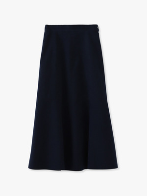 Eco Suede Flare Skirt 詳細画像 navy