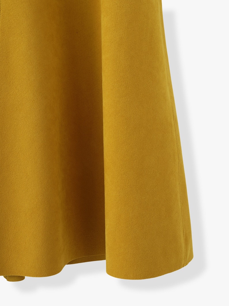 Eco Suede Flare Skirt 詳細画像 yellow 4