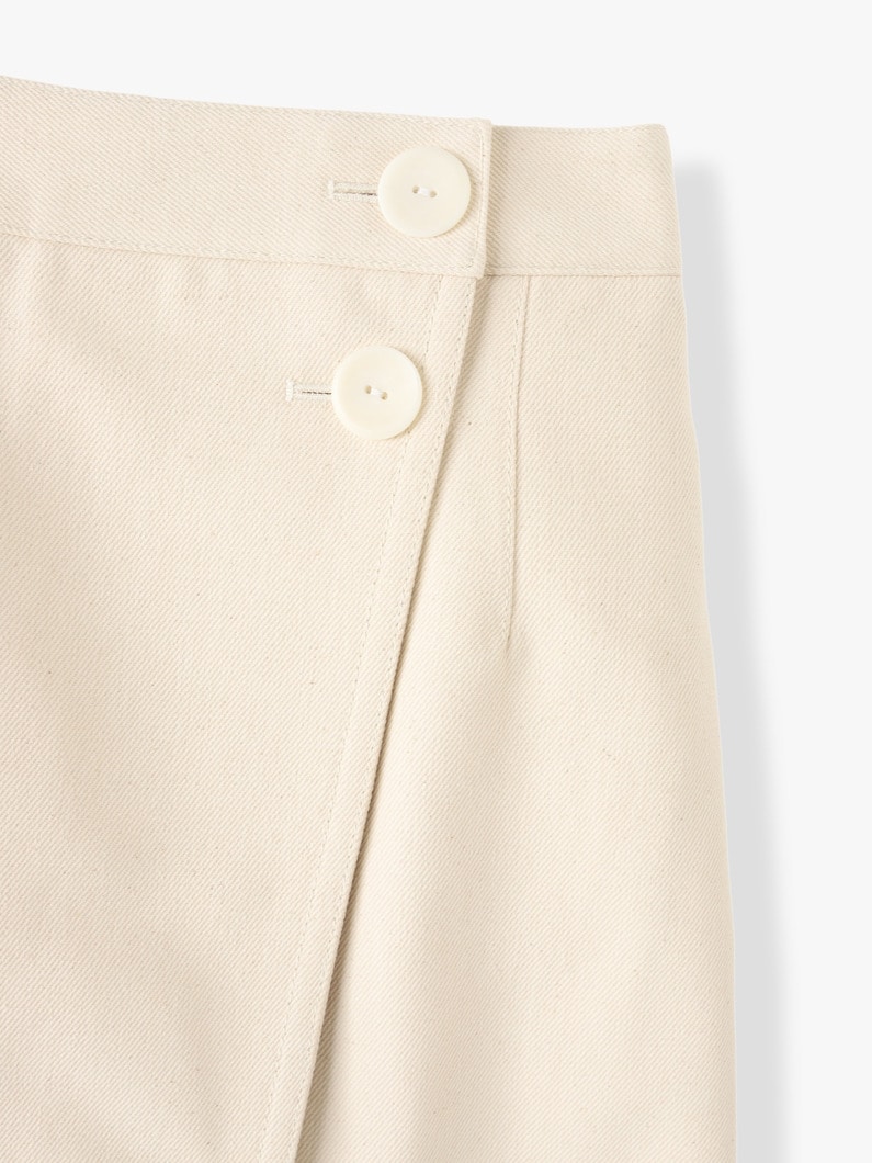 A Line Wrap Skirt (ivory) 詳細画像 ivory 4