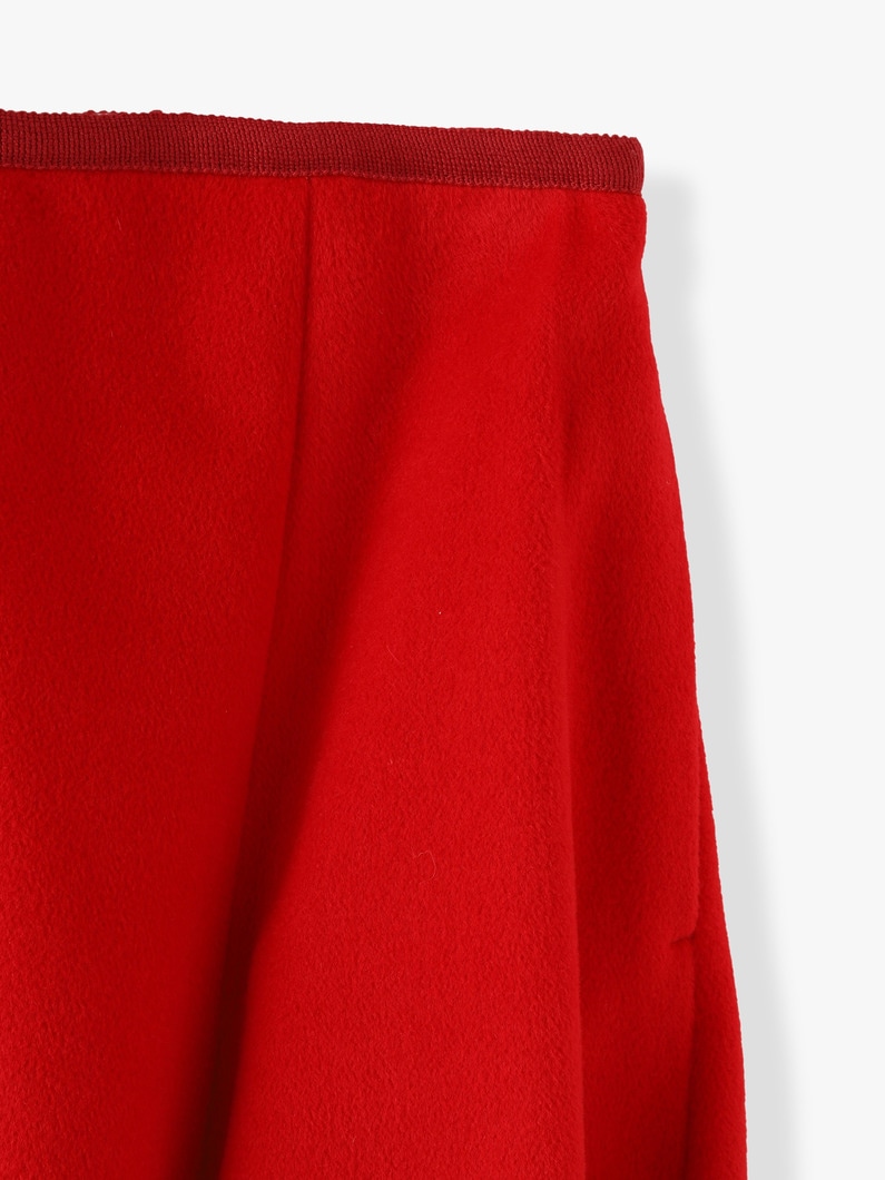 Wool Flare Skirt 詳細画像 lt red 5