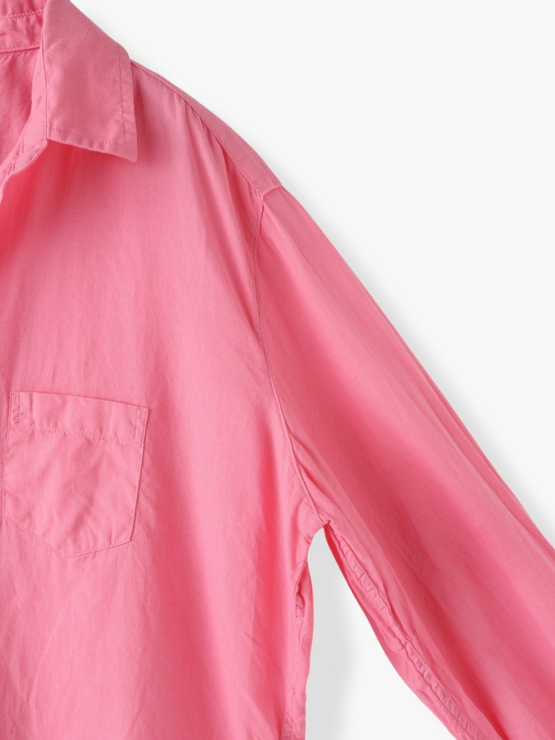 Eileen Botanical Dye Core Cotton Voile Shirt 詳細画像 pink 5