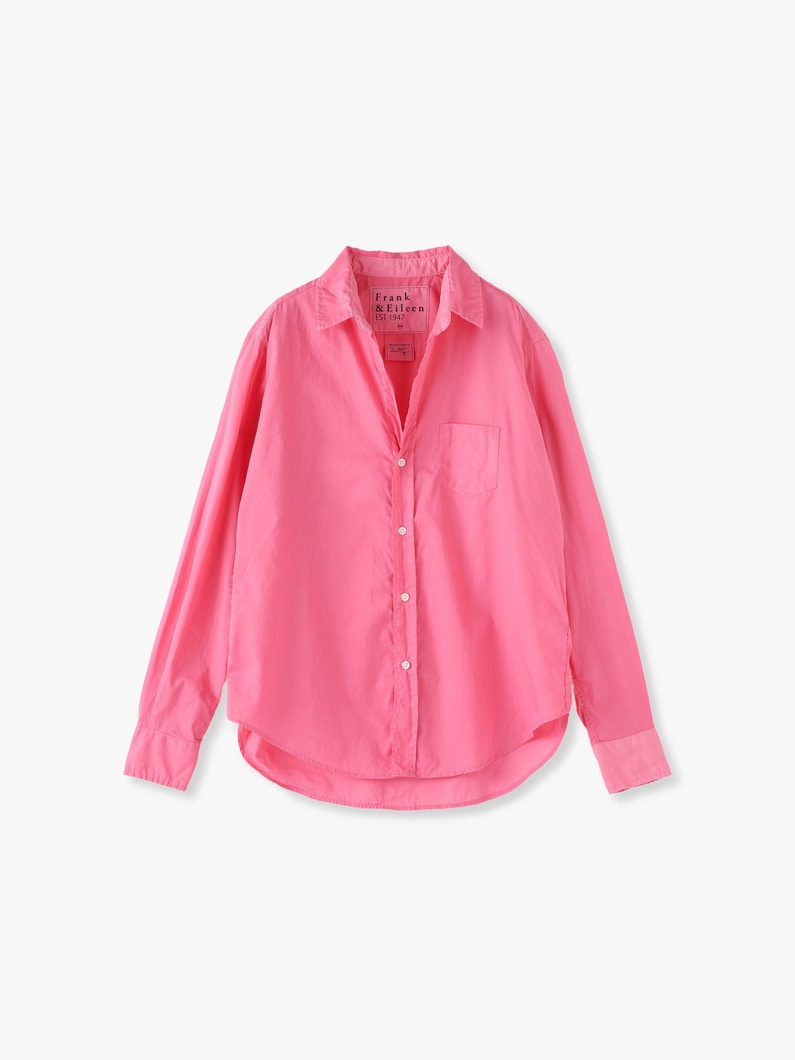 Eileen Botanical Dye Core Light Poplin Shirt 詳細画像 pink 2