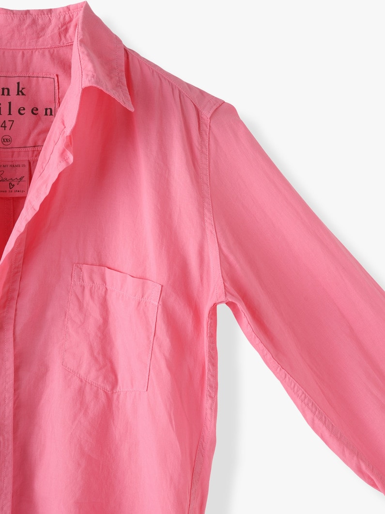 Barry Botanical Dye Core Light Poplin Shirt 詳細画像 pink 5