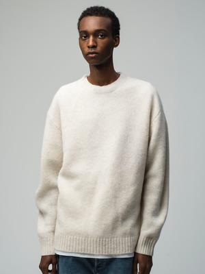 Wool Basic Knit Pullover 詳細画像 ivory