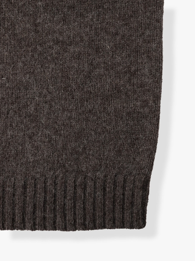 Wool Basic Knit Pullover 詳細画像 green 5