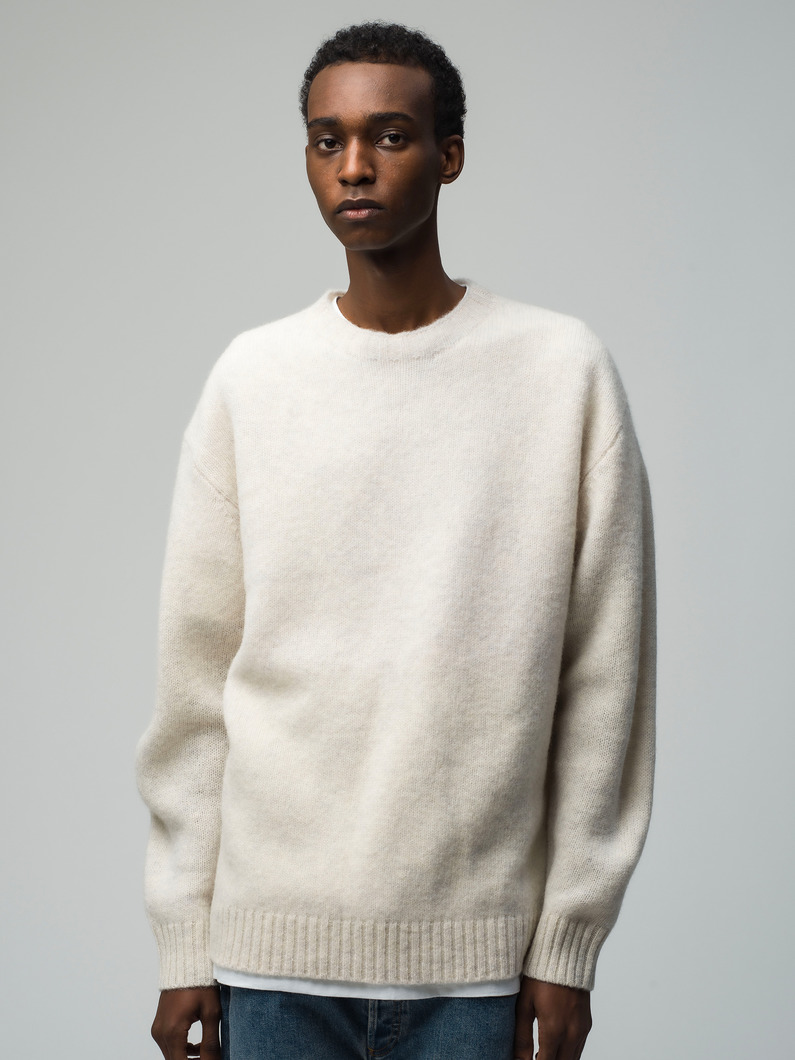 Wool Basic Knit Pullover 詳細画像 ivory 1