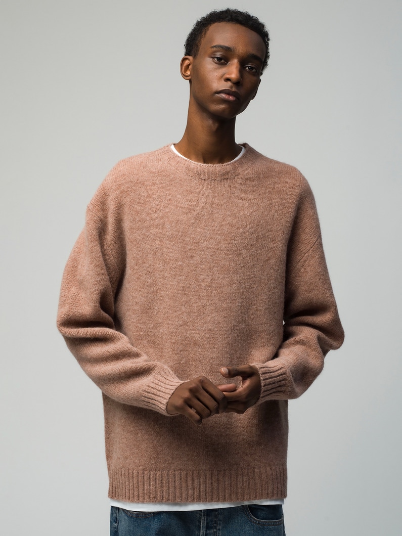 Wool Basic Knit Pullover 詳細画像 beige 1