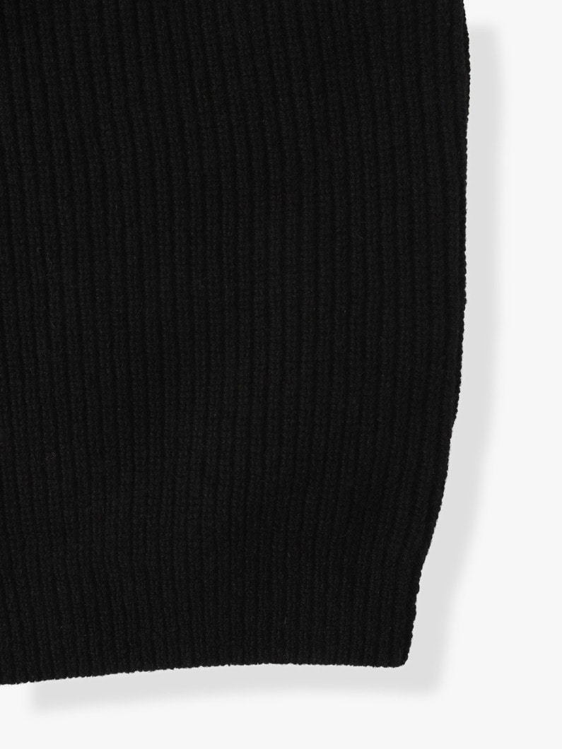 Shetland Wool Knit Cardigan 詳細画像 black 4