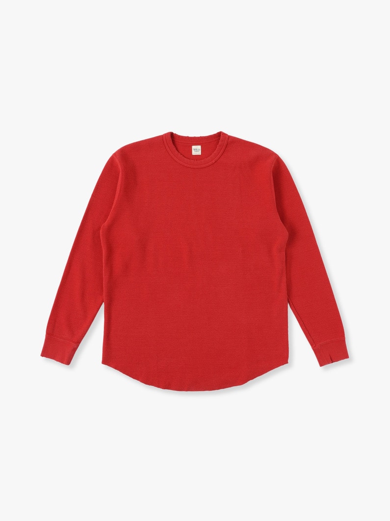 Damage Thermal Crew Neck Pullover 詳細画像 red 1