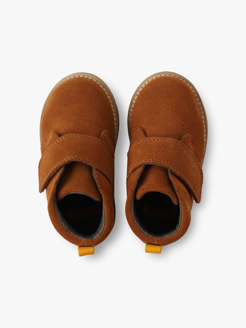 Savina Velcro Short Boots 詳細画像 brown 6