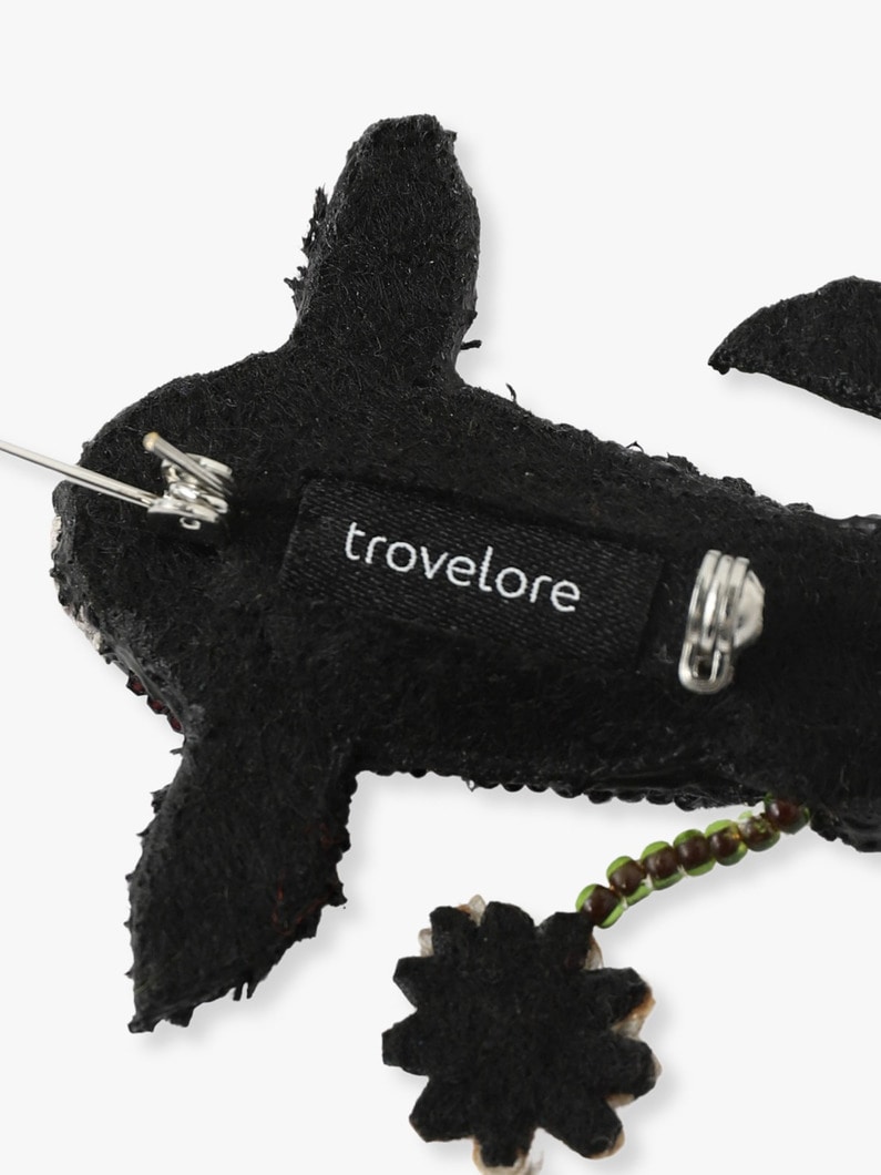 Trovelore HAPPY COW 刺繍 ブローチ Ron Herman-