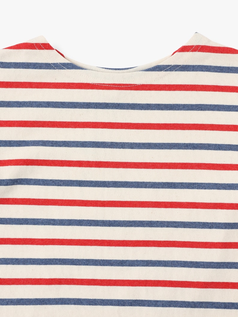 Striped Long Sleeve Tee (kids/multi/off white/blue) 詳細画像 off white 2