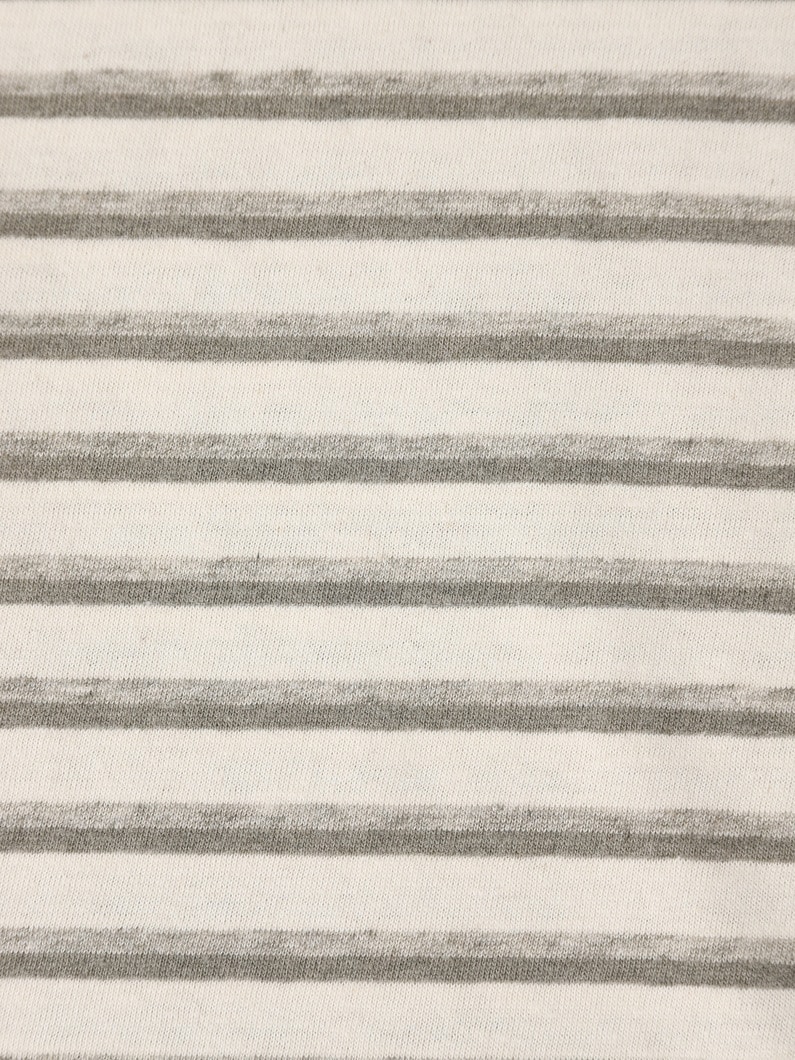Striped Long Sleeve Ringer Tee 詳細画像 beige 4