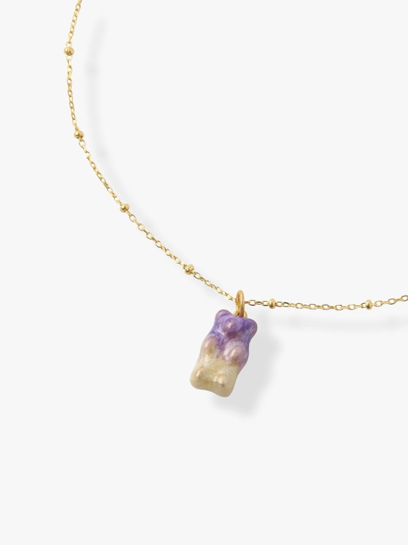 Gummy Bear Mini Pendant Necklace 詳細画像 purple
