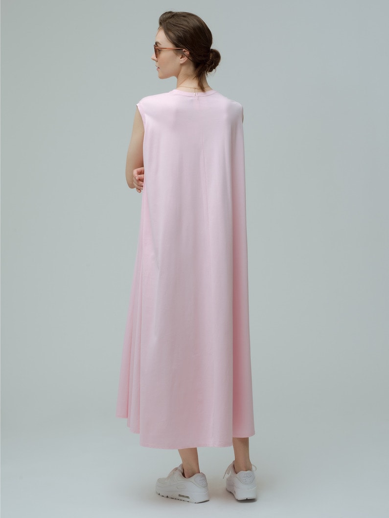 Suvin Cotton Sleeveless Dress 詳細画像 pink 2