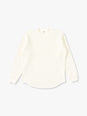 Dry Touch Waffle Pullover 詳細画像 off white