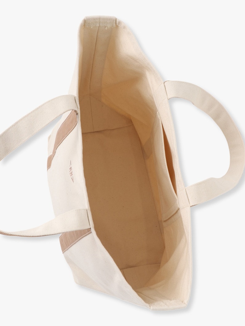 Organic Canvas Tote Bag (M) 詳細画像 beige 3