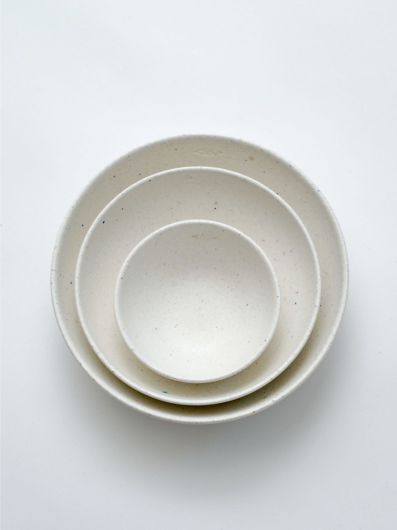 Recycled Clay Dessert Bowl 詳細画像 white 5