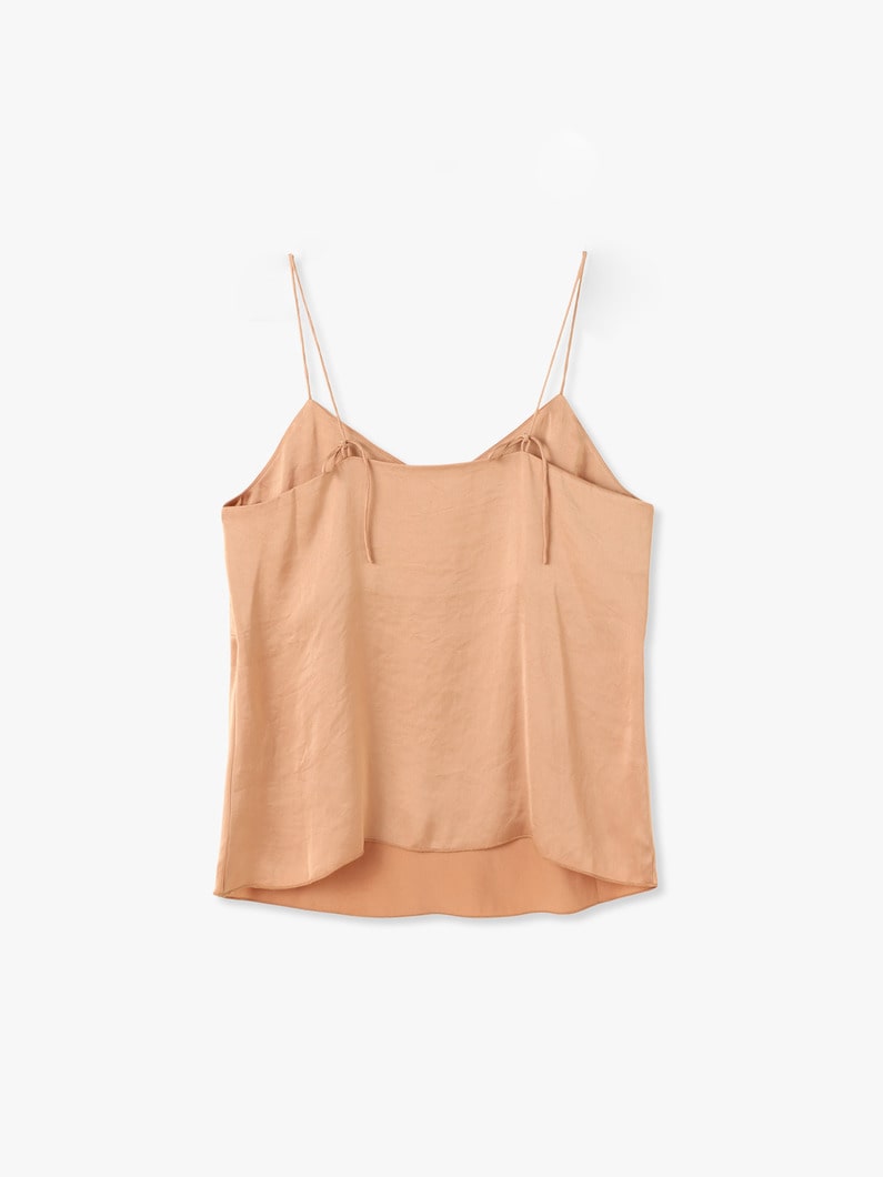 Satin Camisole Top 詳細画像 beige 1