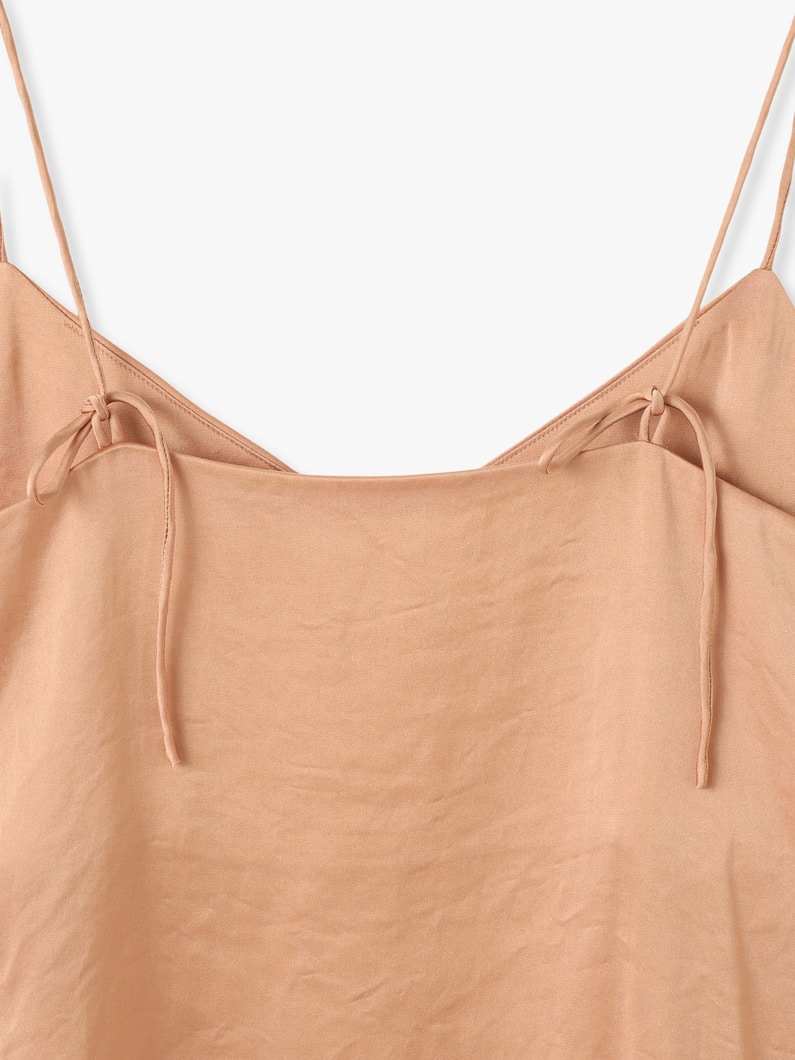 Satin Camisole Top 詳細画像 beige 3