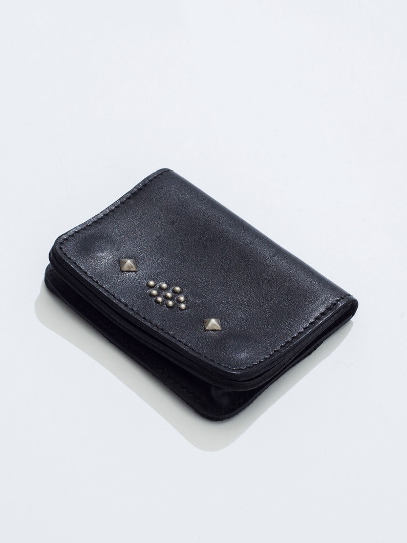 Studs Leather Wallet 詳細画像 gold 2