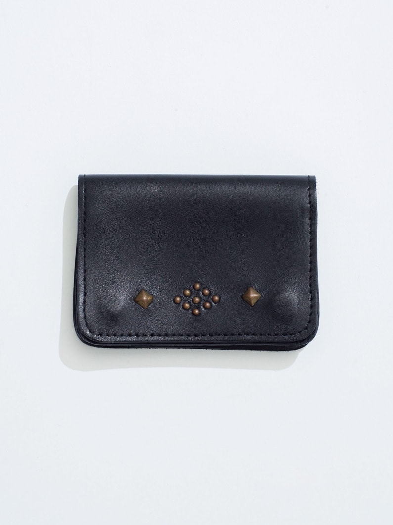 Studs Leather Wallet 詳細画像 gold 1