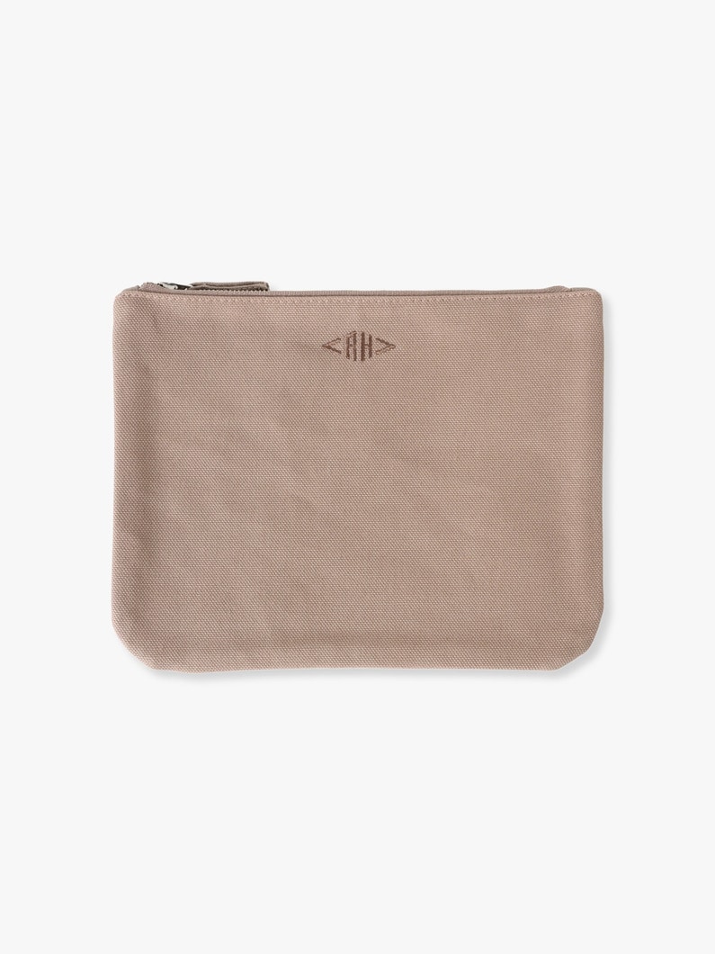 Color Canvas Logo Pouch（L） 詳細画像 light brown 1