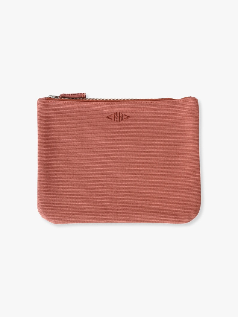 Color Canvas Logo Pouch（L） 詳細画像 brown