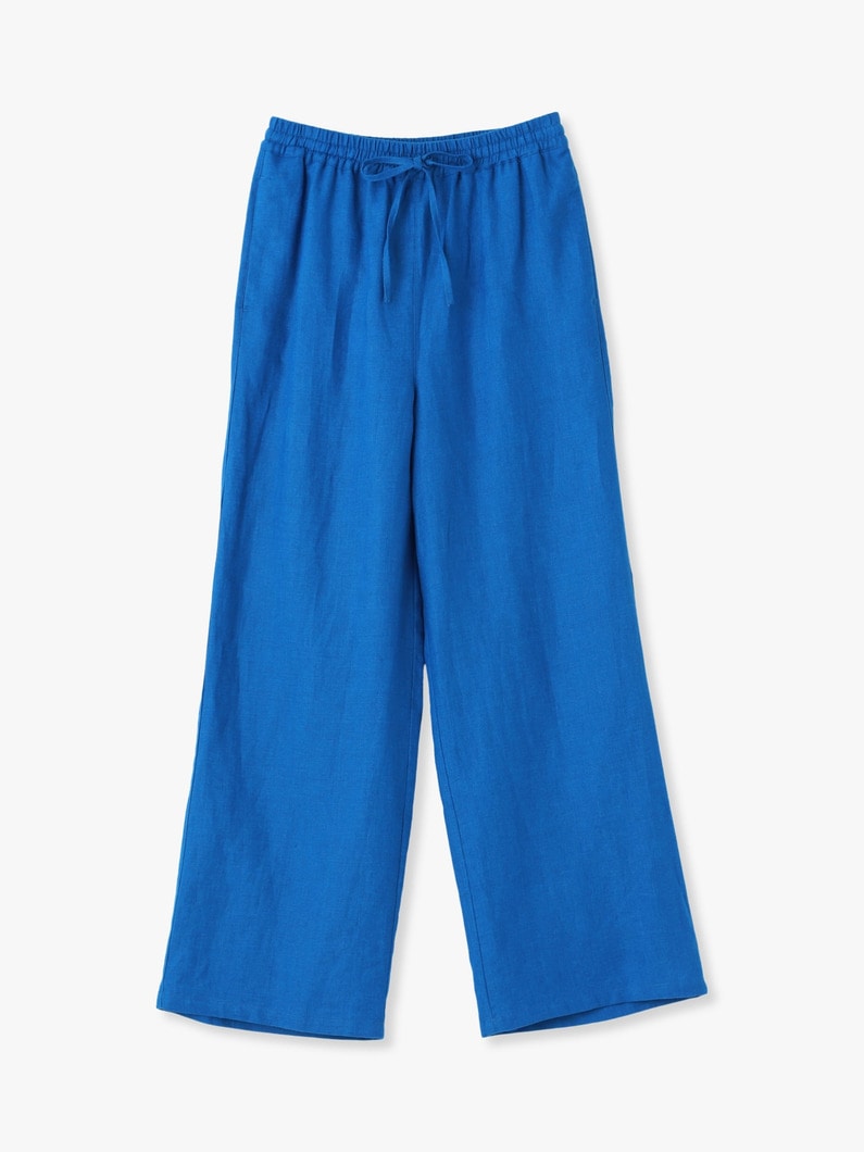 Linen Easy Pants 詳細画像 blue 4