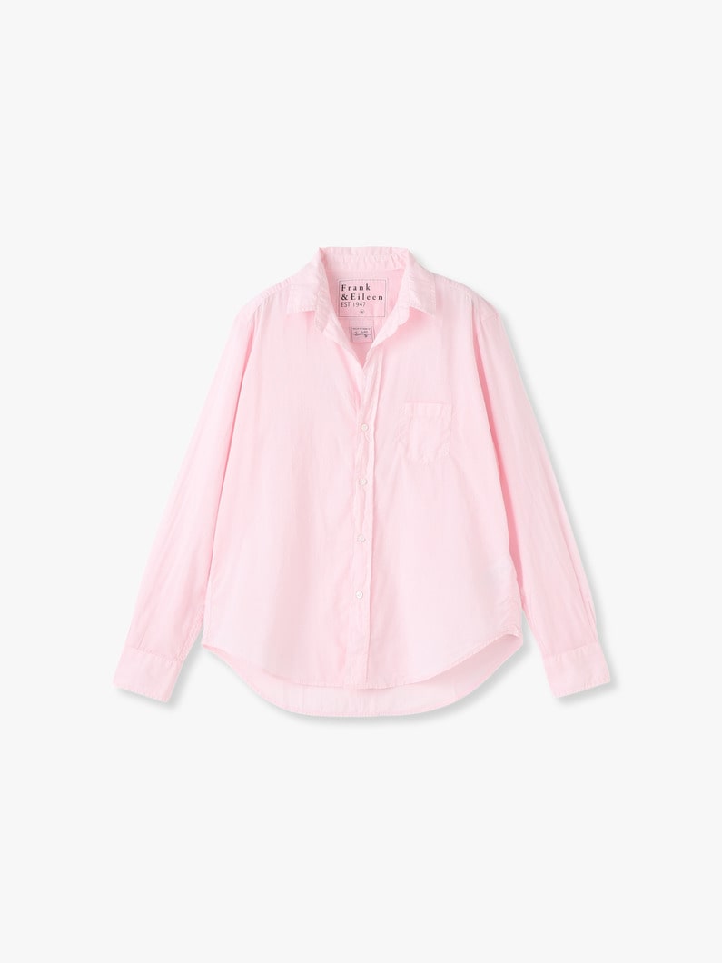 Eileen Italian Light Poplin Cotton Shirt  詳細画像 light pink