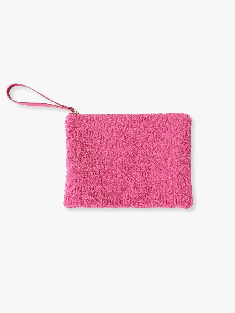 Jacquard Clutch Bag 詳細画像 pink 1