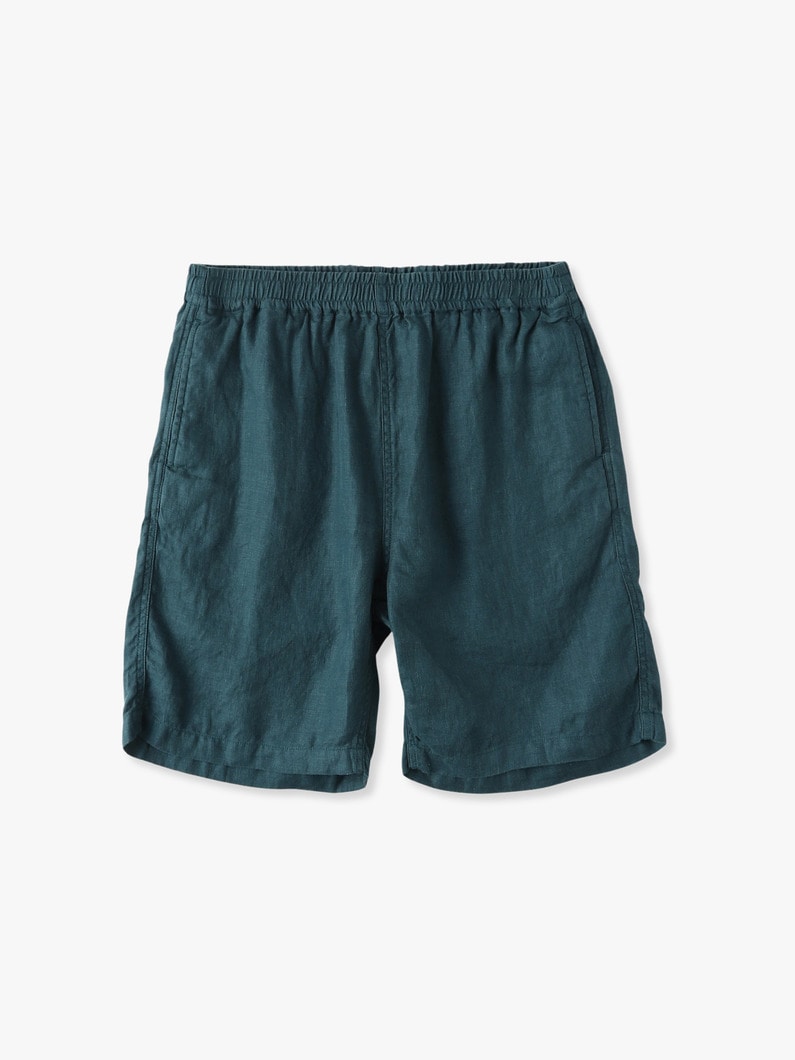 Linen Shorts 詳細画像 green