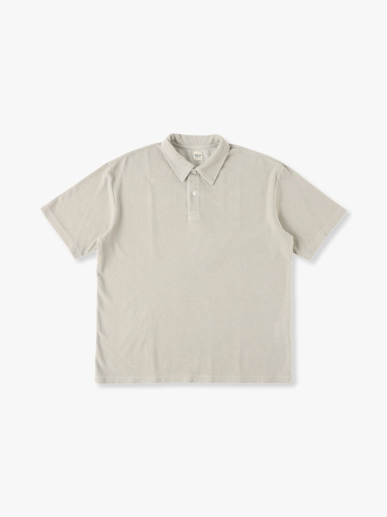 Organic Cotton Pile Polo Shirt 詳細画像 gray