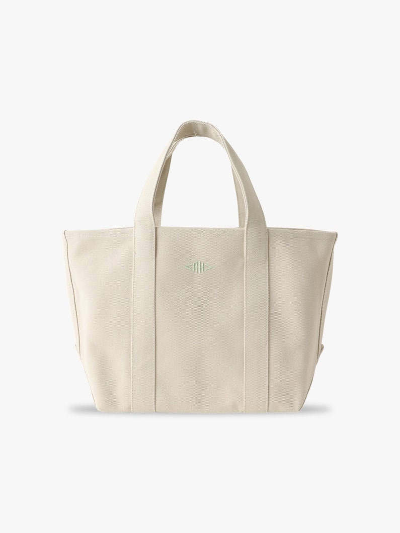 Color Canvas Logo Tote Bag (cream / light green /S) 詳細画像 light green