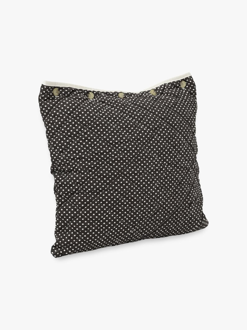 Dot Quilted Pillow (18×18 inch) 詳細画像 navy 2