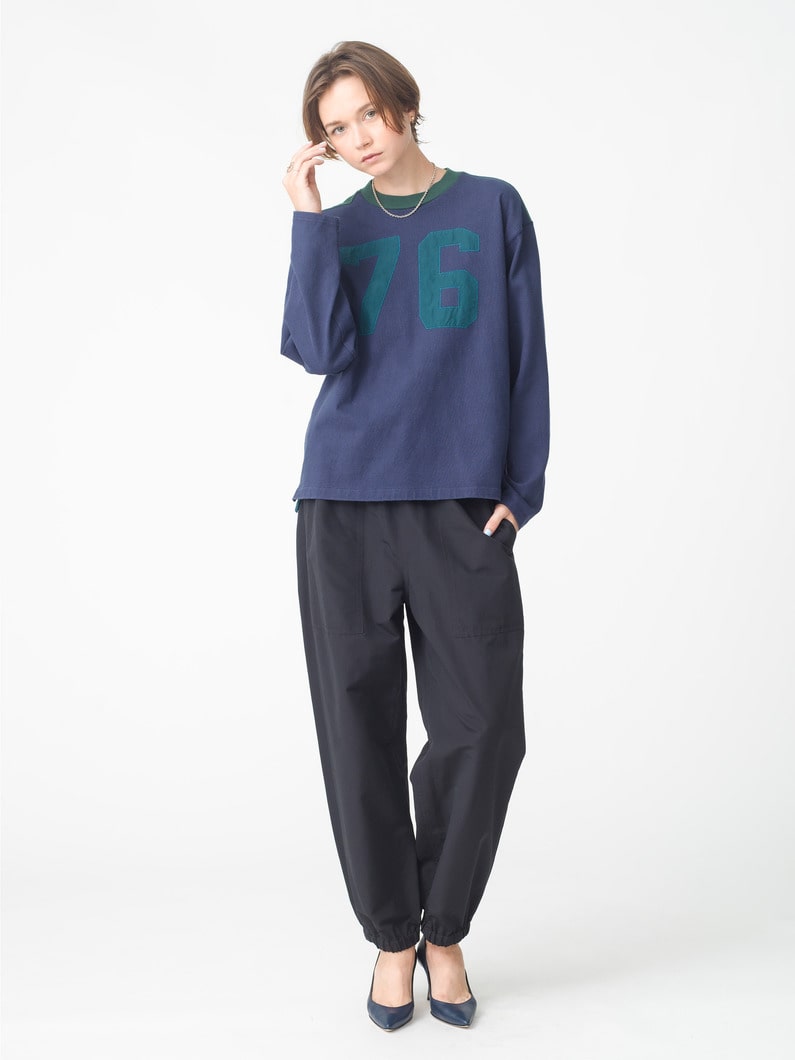 コットンナイロン ワークパンツ（ブラック/ネイビー） 詳細画像 black 1