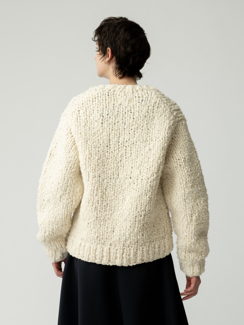 ビッグスラブ ニット プルオーバー 詳細画像 ivory 3