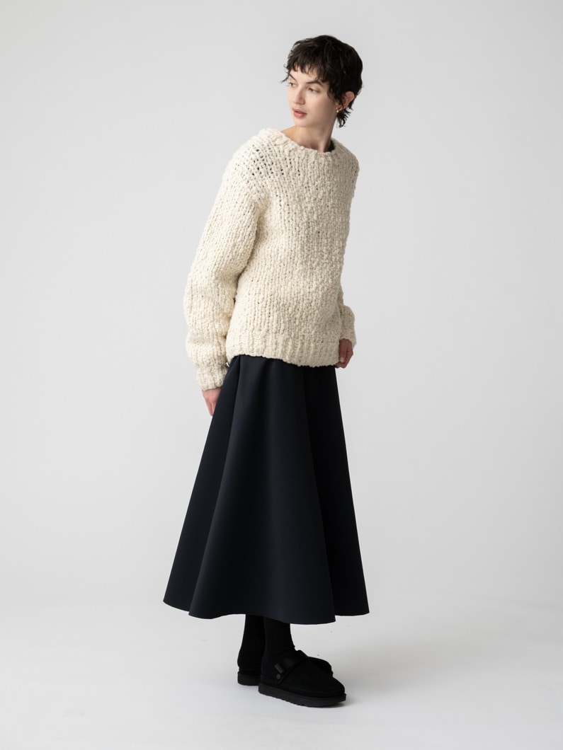 ビッグスラブ ニット プルオーバー 詳細画像 ivory 4