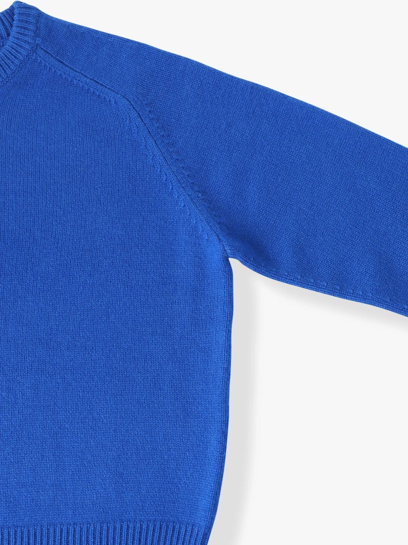 ローゲージ カシミア ニット プルオーバー 詳細画像 blue 2