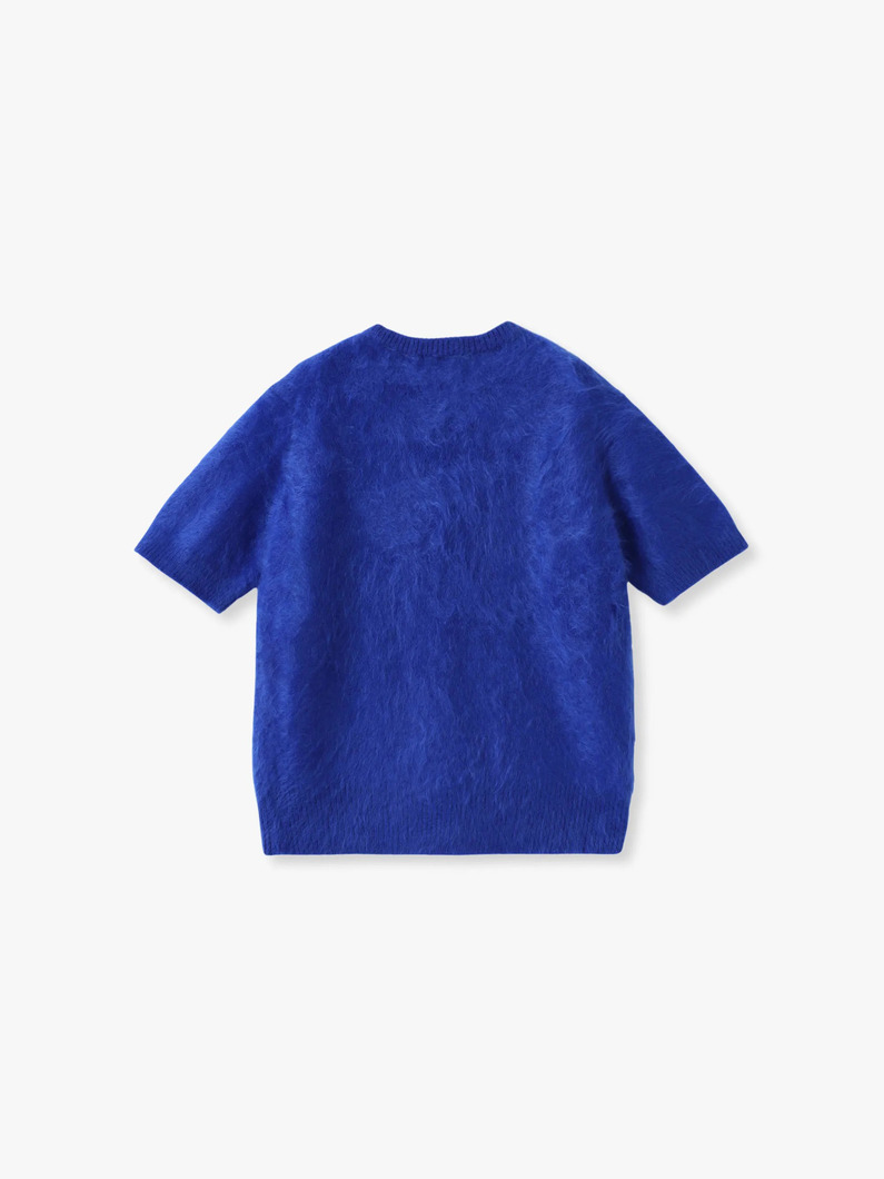 カシミアファー ニットトップ（ブルー） 詳細画像 blue 1