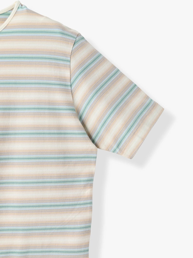 グラデーション ボーダーティー 詳細画像 brown 2